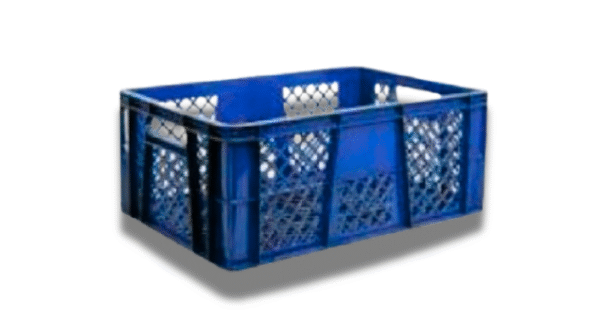 Canastilla Plástica Fruver con Diseño de Rombos