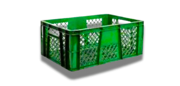 Canastilla Plástica Fruver con Diseño de Rombos