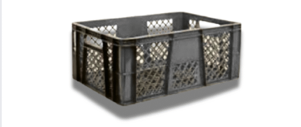 Canastilla Plástica Fruver con Diseño de Rombos