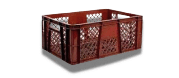 Canastilla Plástica Fruver con Diseño de Rombos