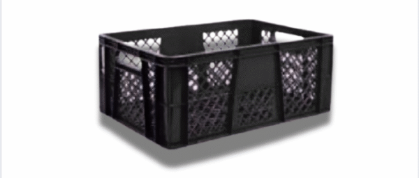 Canastilla Plástica Fruver con Diseño de Rombos