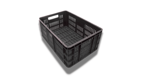 Canastilla Plástica Pesada con Barras - Reforzada para Carga