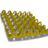 Canastilla Plástica para Huevos - Rejilla Avícola Reforzada